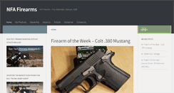 Desktop Screenshot of nfafirearms.com