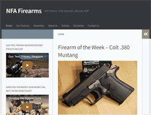 Tablet Screenshot of nfafirearms.com